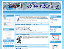 Tablet Screenshot of kotva.e-plzen.cz